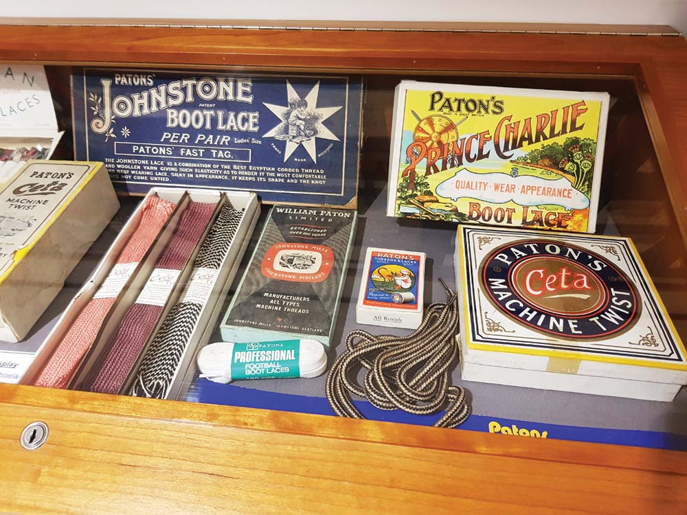 Johnstone Bootlaces at Johnstone History Museum ©Rebecca Johnstone