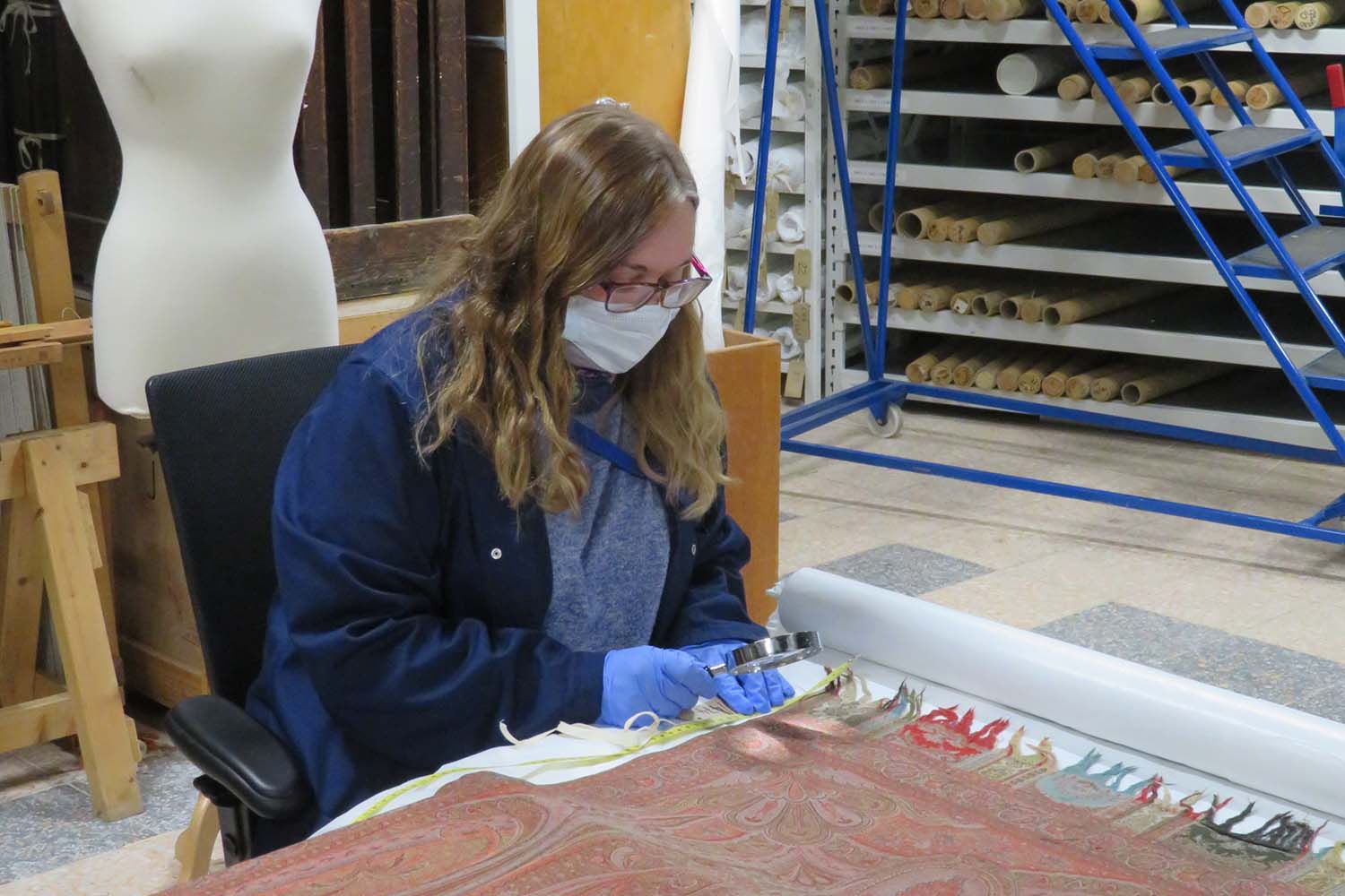 Paisley Shawl conservation assessment