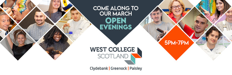 West College Scotland March Open Days
