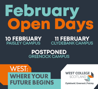 West College Scotland Paisley Greenock Clydebank